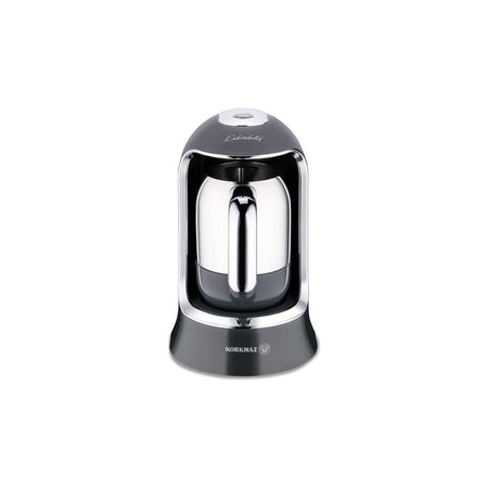 Korkmaz Kahvekolik A860-15 Automatic Coffee Maker, Anthracite - MALLTURK