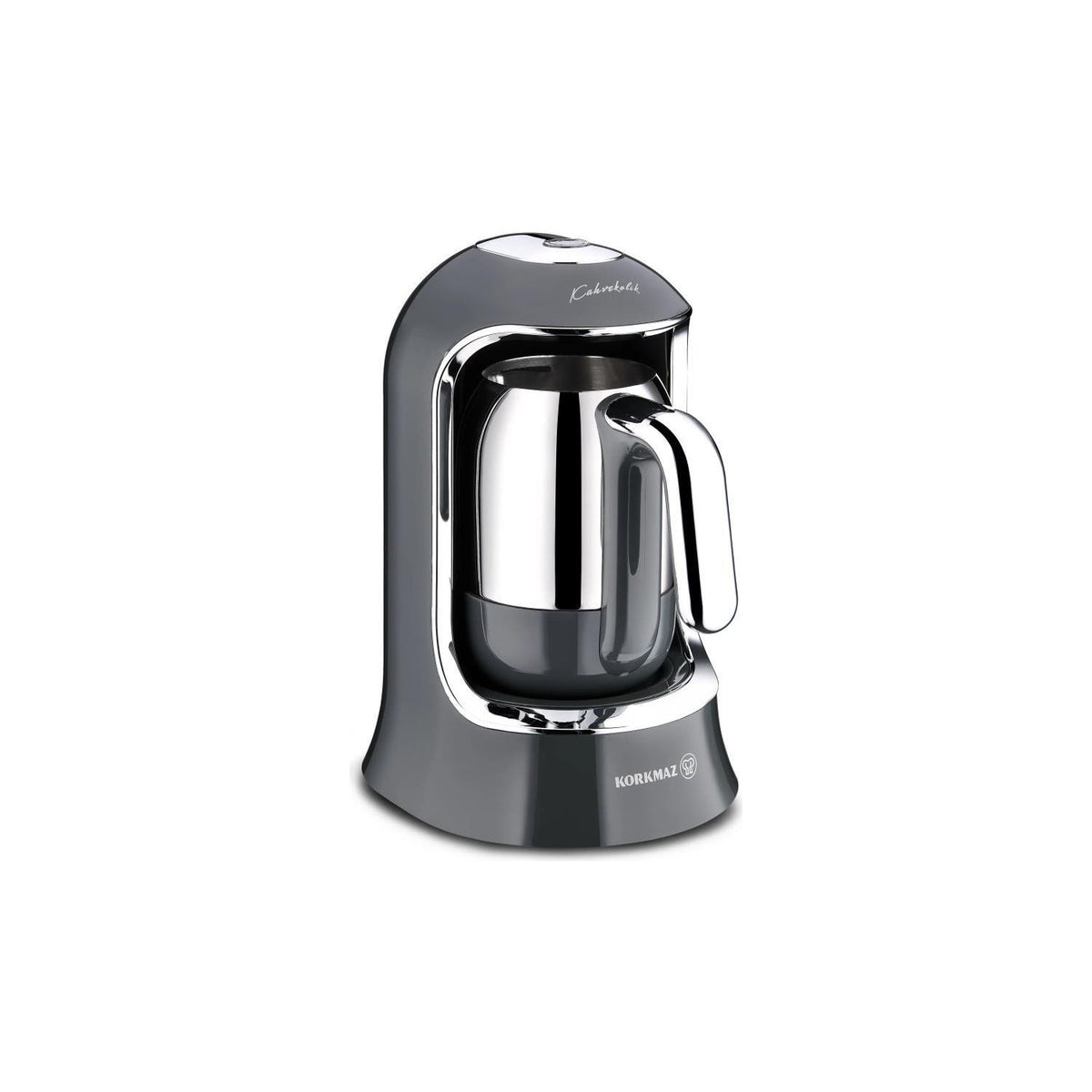 Korkmaz Kahvekolik A860-15 Automatic Coffee Maker, Anthracite - MALLTURK