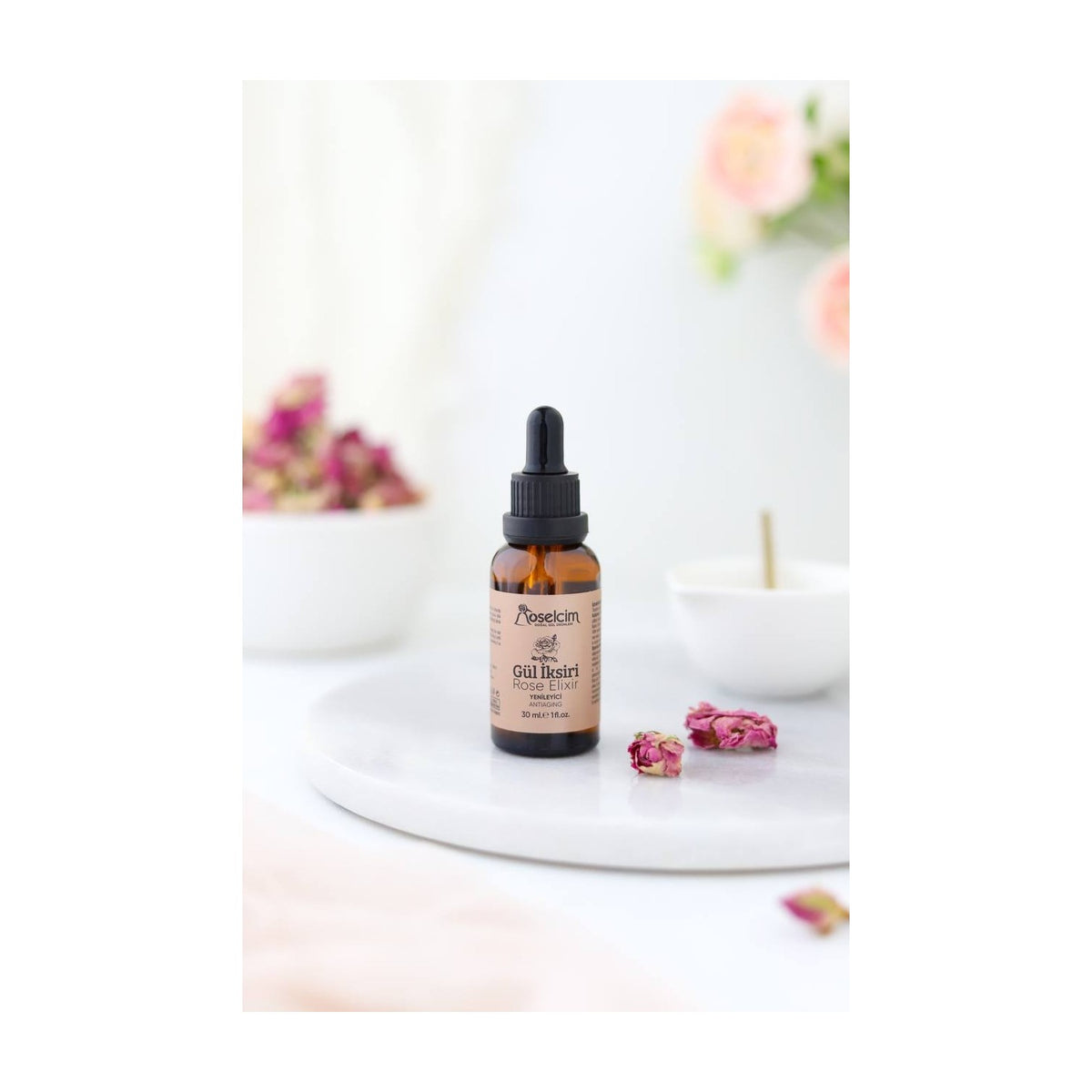 Roselcim Rose Elixir (Medicinal Rose Oil/Maceration Rose Oil) 30 ml - MALLTURK