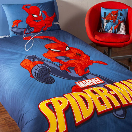Tac Lisansli Spiderman Classical Single Cotton Duvet Cover Set - MALLTURK