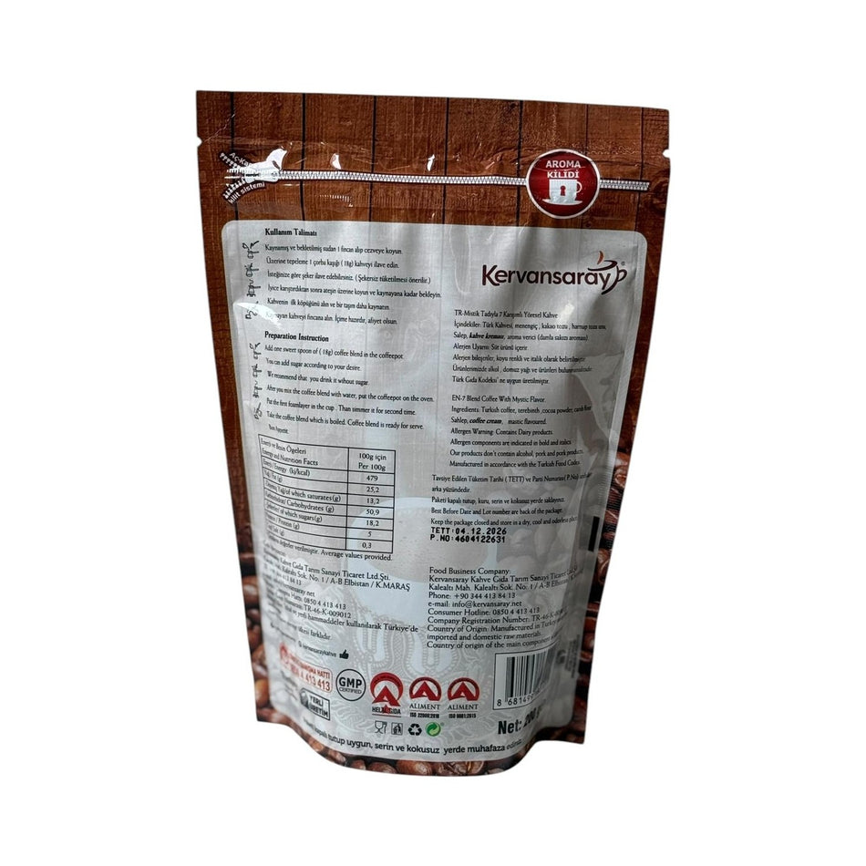 Kervansaray Adıyaman Mastic Turkish Coffee - MALLTURK