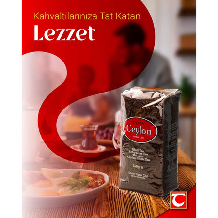Tanay Ceylon tea 750 g %100 Ithal Sri Lanka Siyah Dokme leaf tea OPA Kacak Seylan tea - MALLTURK
