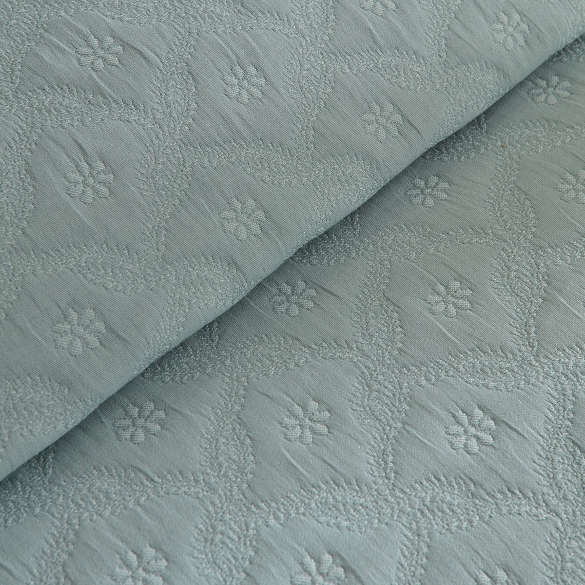 Karaca Home Arya Double Bedspread Set, Blue - MALLTURK