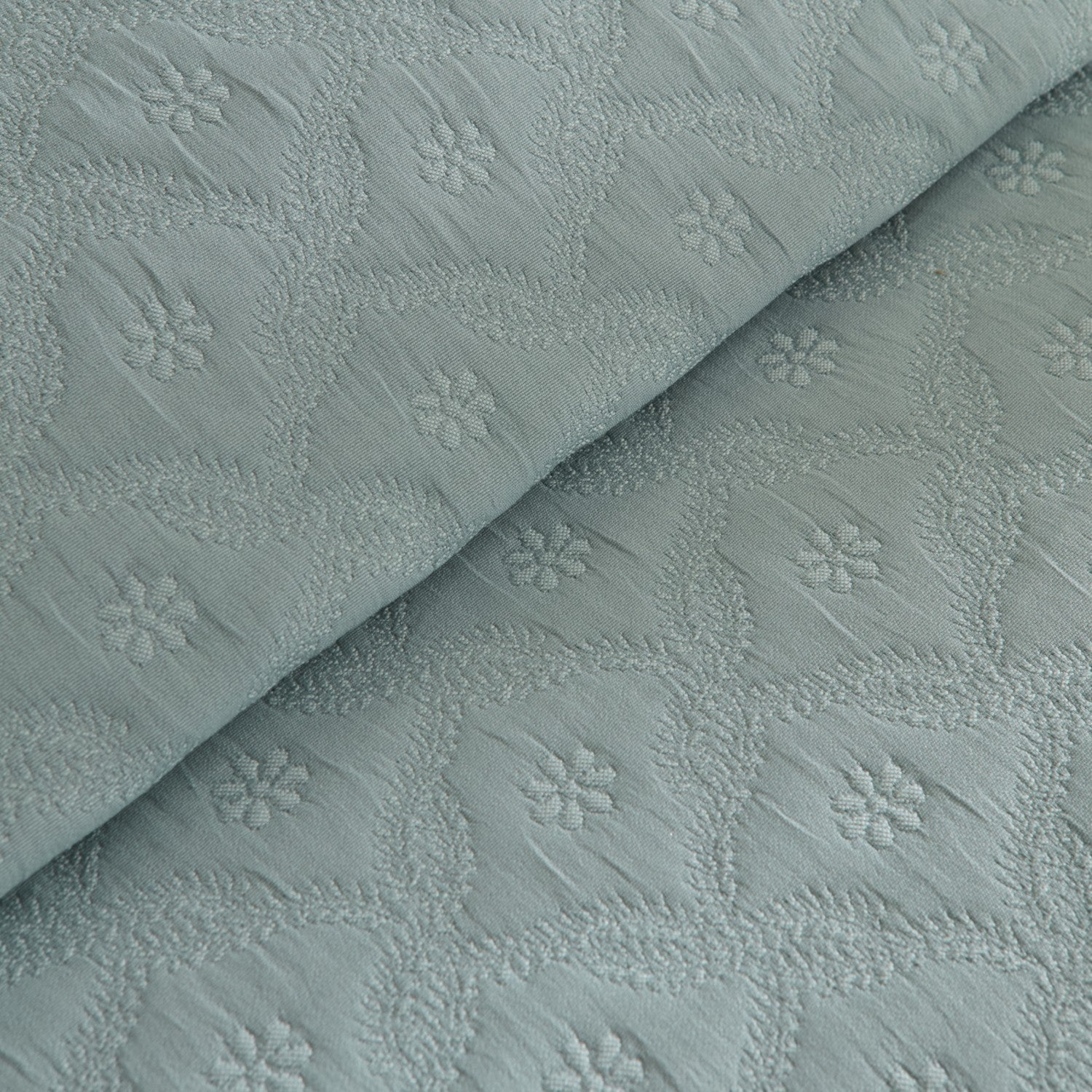 Karaca Home Arya Double Bedspread Set, Blue - MALLTURK