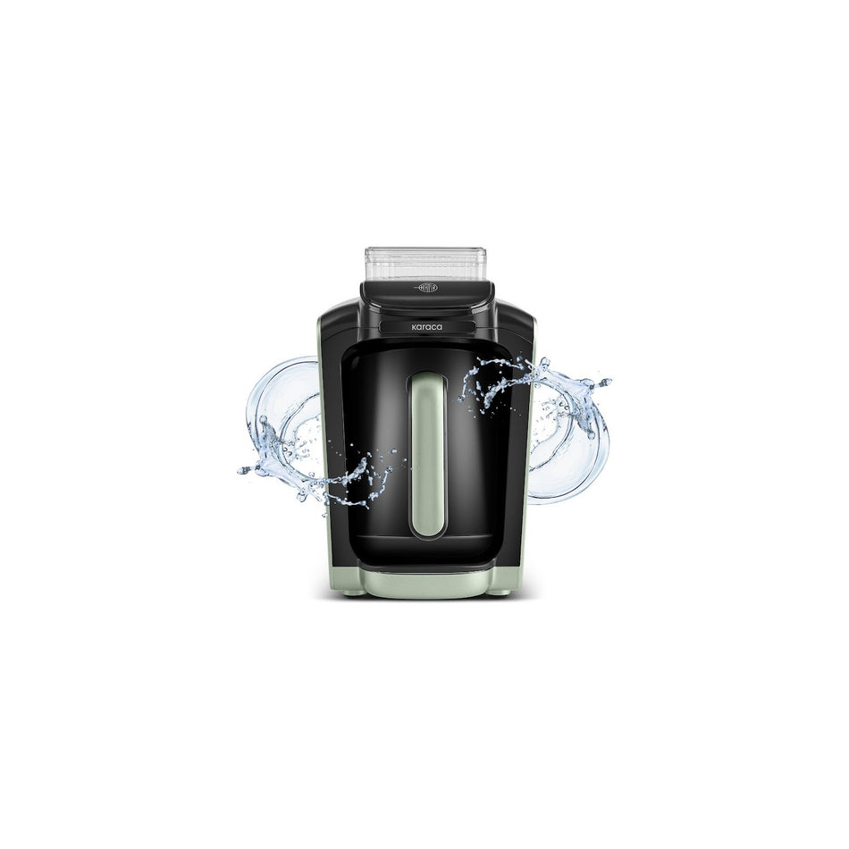 Karaca Hatir Turkish Coffee Maker with Automatic Water Tank, Cabbage Green - MALLTURK