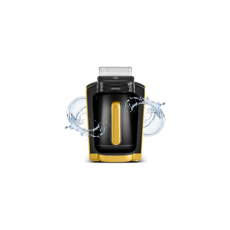 Karaca Hatir Turkish Coffee Maker with Automatic Water Tank, Pineapple Yellow - MALLTURK