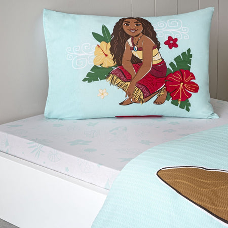 Tac Licensed disney moana island Single Cotton Pique Bedding Set - MALLTURK
