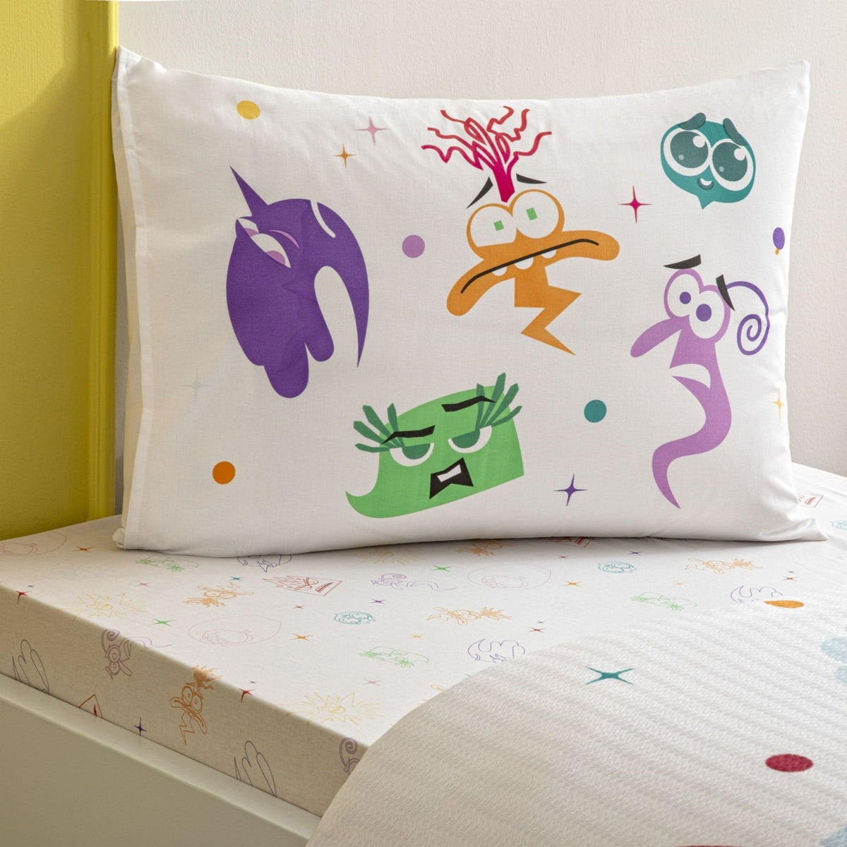 Tac Licensed disney inside out Single Cotton Pique Bedding Set - MALLTURK