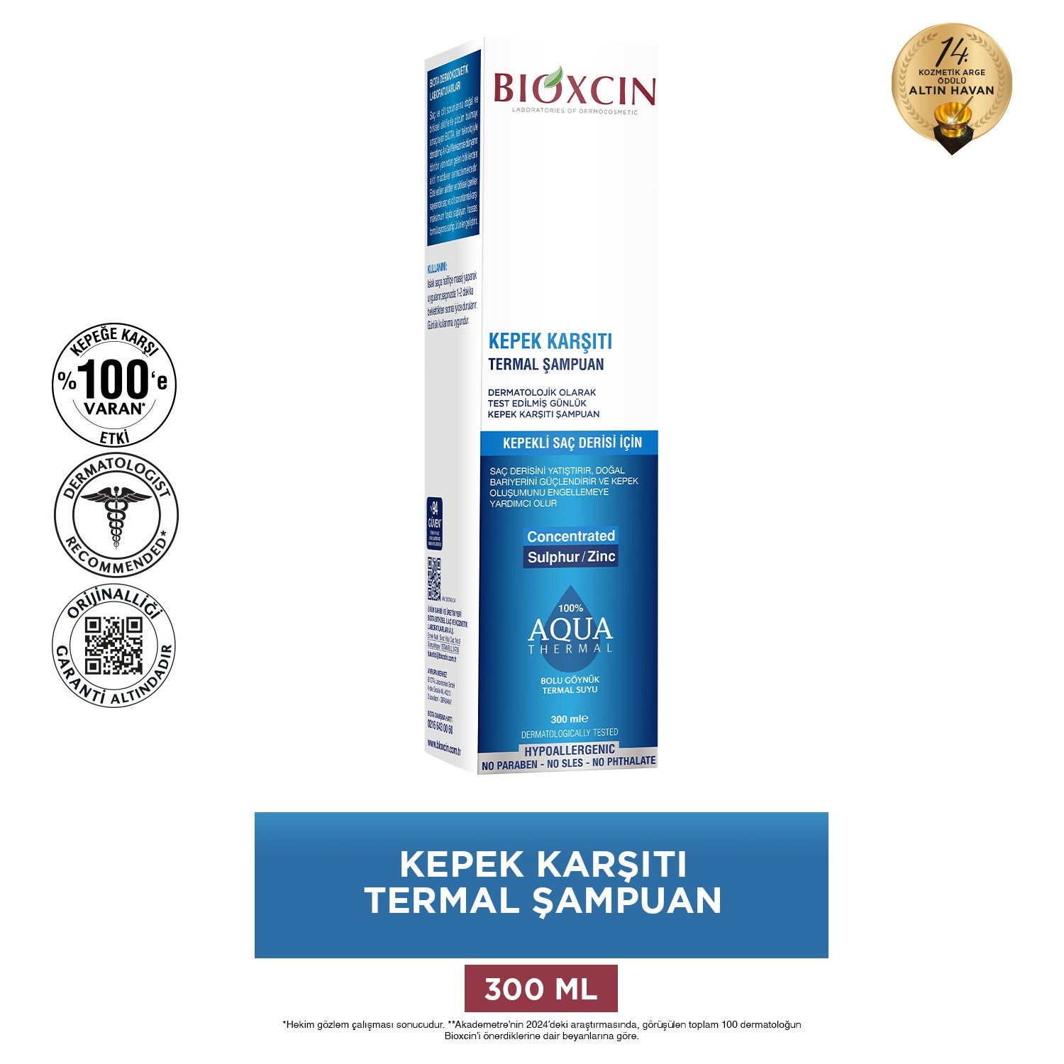 Bioxcin Aqua Thermal Anti-Dandruff Shampoo