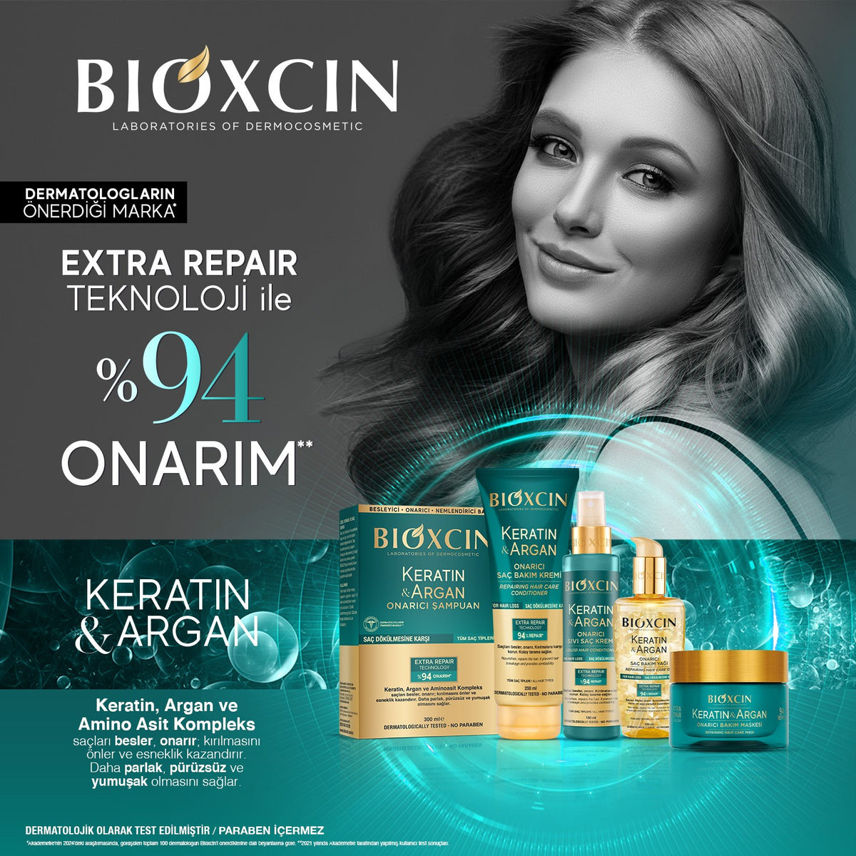 Bioxcin Keratin and Argan Hair Mask