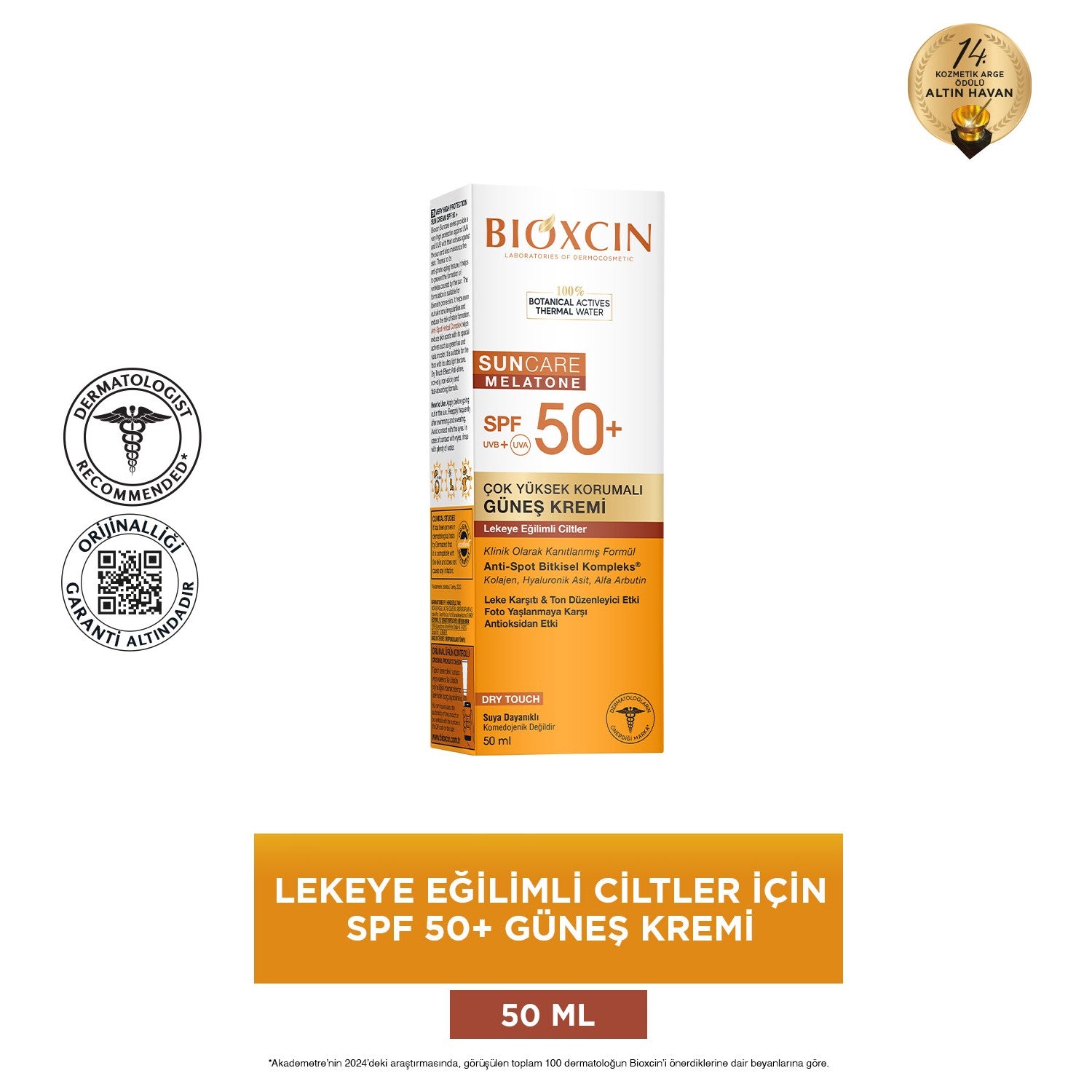 Bioxcin Sun Care SPF50 Sunscreen