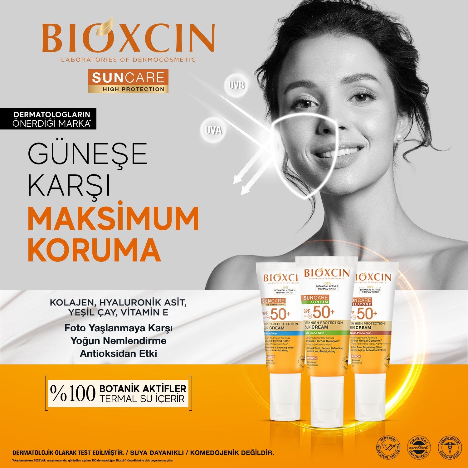 Bioxcin Sun Care SPF50 Sunscreen