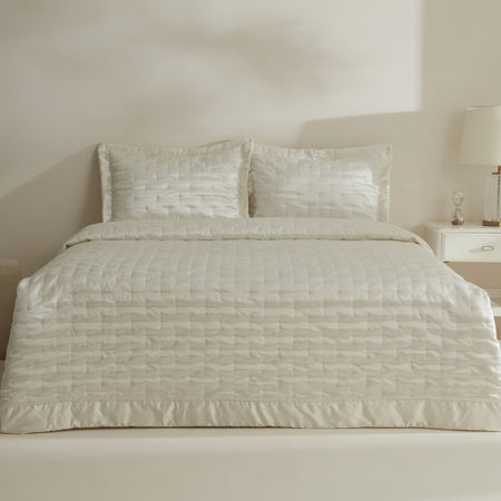 Karaca Home Glamour Double Bedspread White - MALLTURK