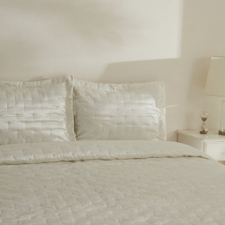 Karaca Home Glamour Double Bedspread White - MALLTURK