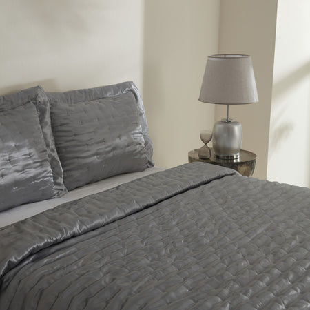 Karaca Home Glamour Double Bedspread Grey - MALLTURK