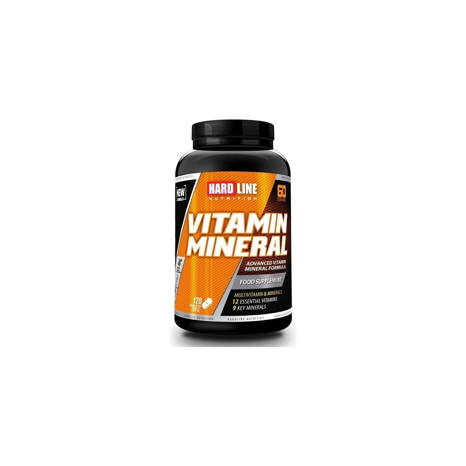 Hardline Nutrition Vitamin Mineral 120 Capsules - MALLTURK
