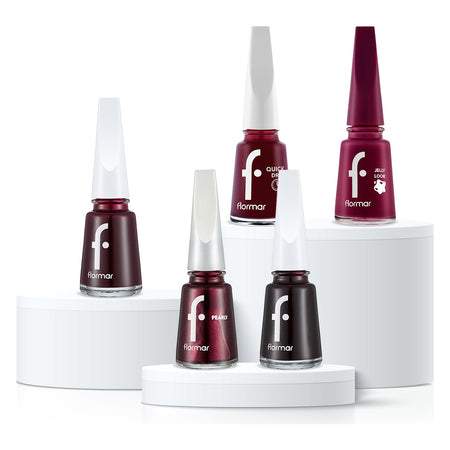 Flormar Black Cherry Nails Set