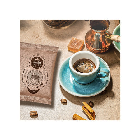 Anisah Coffee 12-Pack Traditional Turkish Coffee, Smooth, Delicious, and Economical. - MALLTURK