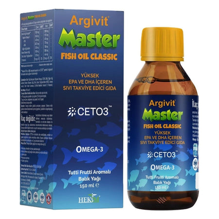 Argivit Master Fish Oil Epa and Dha with Fish Oil 150 ml - MALLTURK