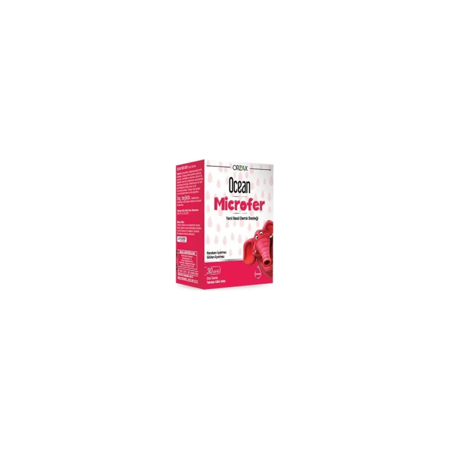 Orzax Ocean Microfer Yeni Nesil Iron Support Drops 30 Ml - MALLTURK