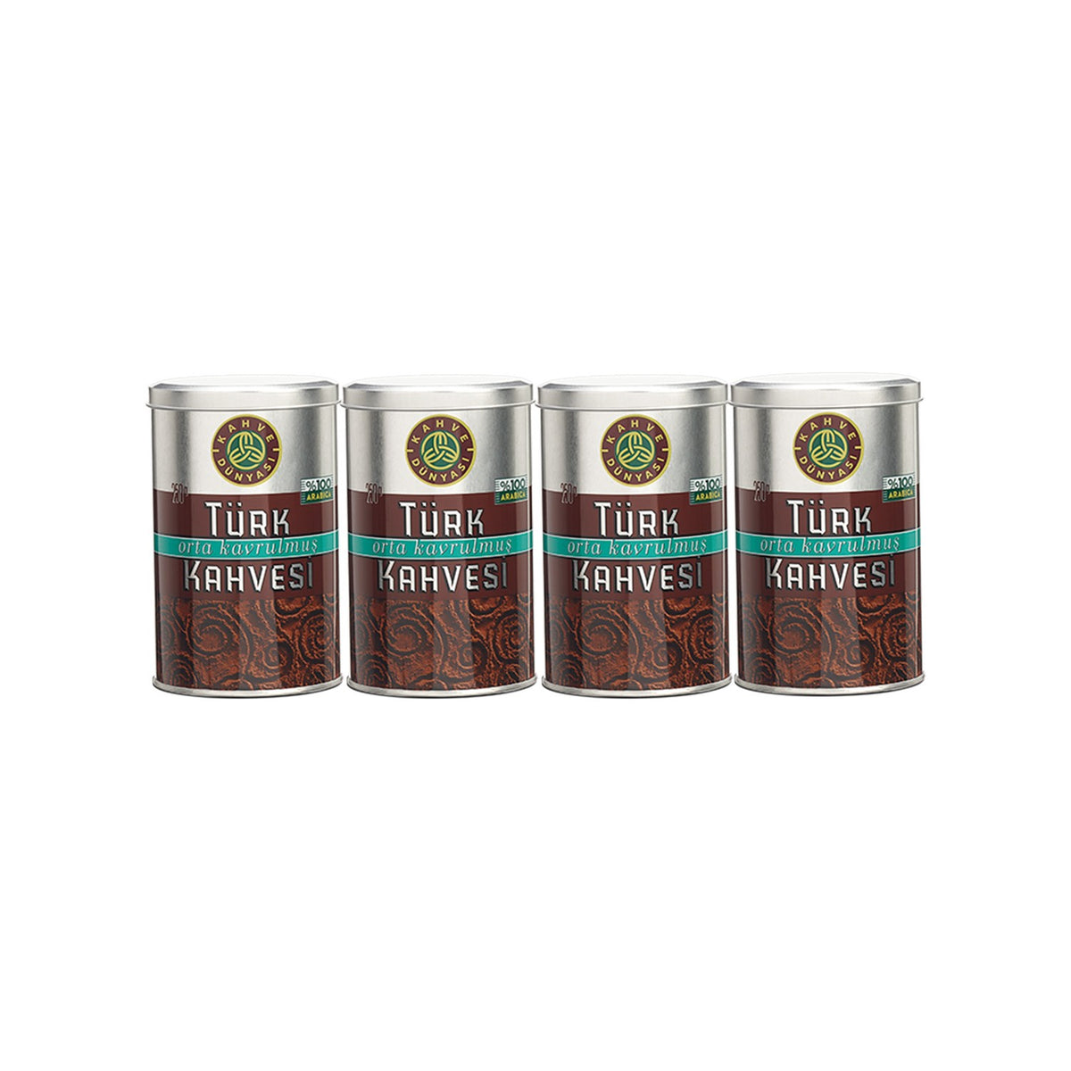Coffee World Medium Roast Turkish Coffee 250 gr 4-pack - MALLTURK