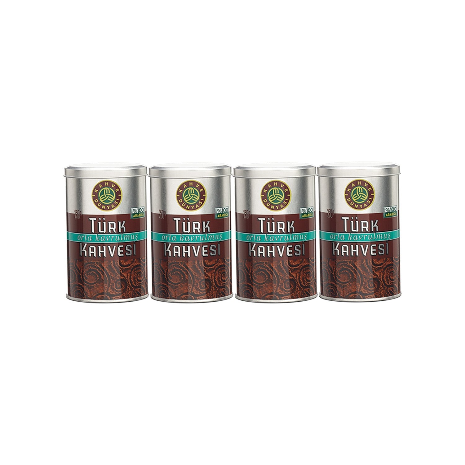 Coffee World Medium Roast Turkish Coffee 250 gr 4-pack - MALLTURK