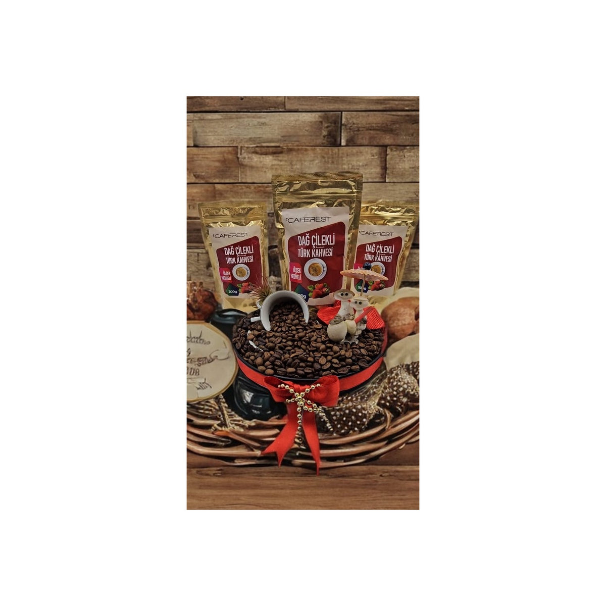 Caferest Strawberry Turkish Coffee - MALLTURK