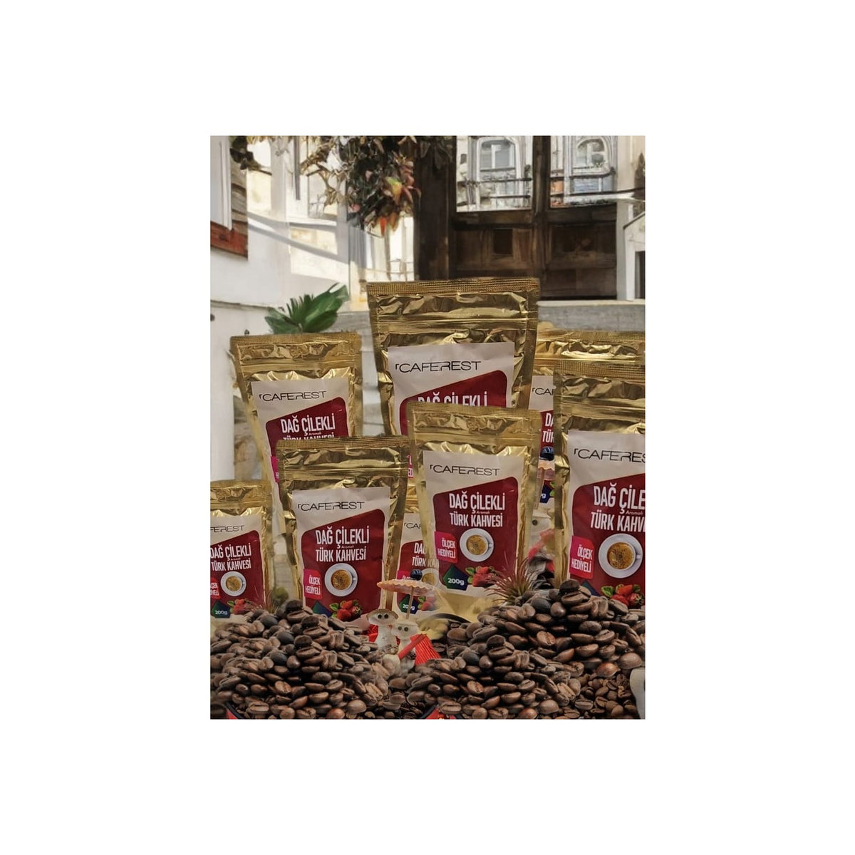 Caferest Strawberry Turkish Coffee - MALLTURK