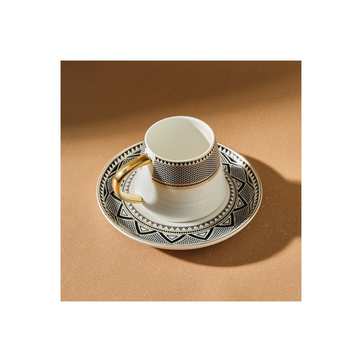 Karaca Globe Turkish Coffee Cup Set for 6, 80 ml - MALLTURK