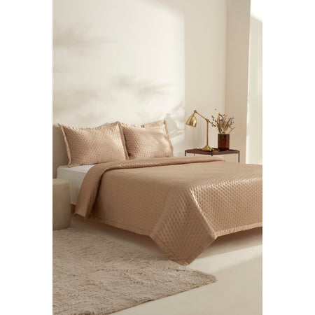 Karaca Home Alice Double Bedspread Set Gold - MALLTURK