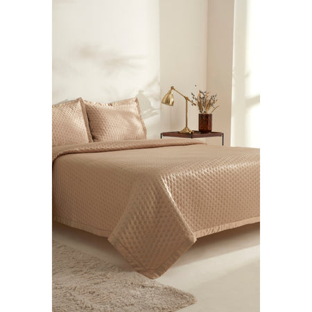 Karaca Home Alice Double Bedspread Set Gold - MALLTURK