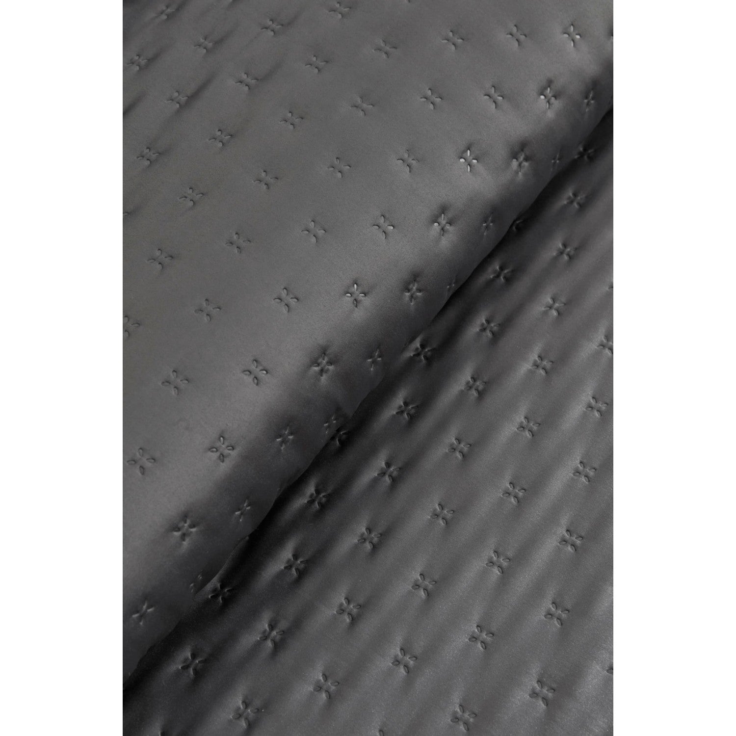 Karaca Home Alice Double Bedspread Set Anthracite - MALLTURK