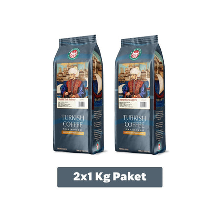 Mare Mosso Caffe ê Vendite (High Quality Turkish Coffee) 2 x 1 kg (Ground) - MALLTURK