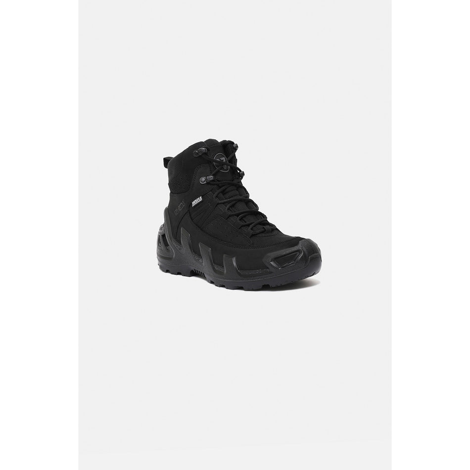 Vaneda 1192 V-Clutch Pro Mid-On Duty Nubuck Men's Boots Black - MALLTURK