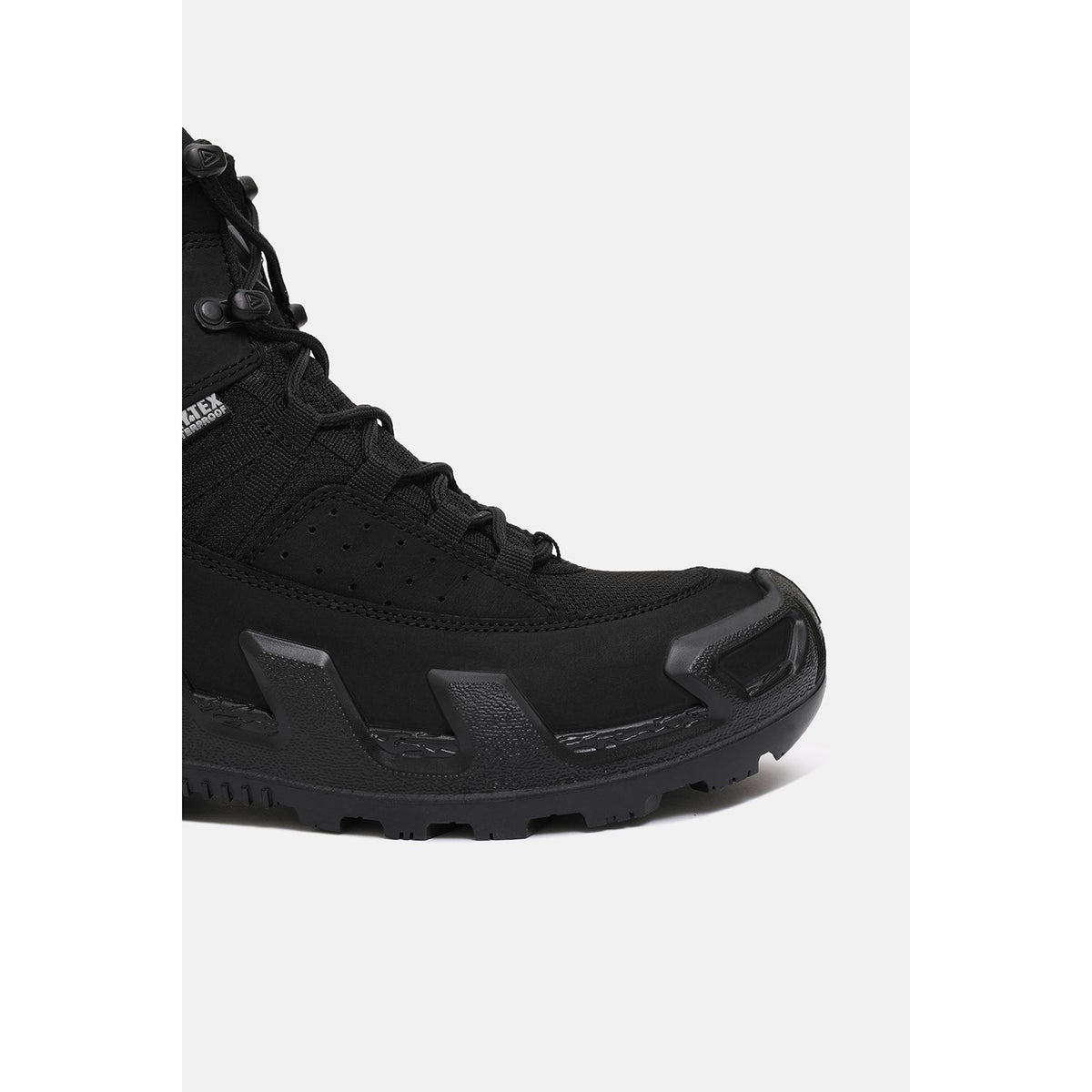Vaneda 1192 V-Clutch Pro Mid-On Duty Nubuck Men's Boots Black - MALLTURK