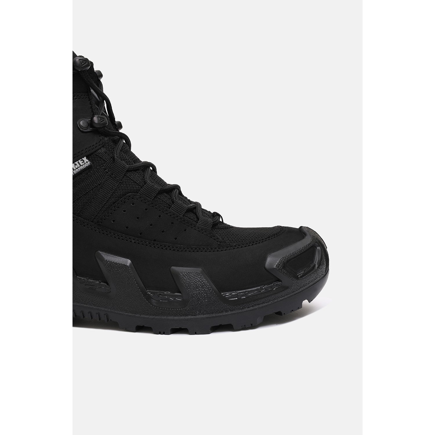 Vaneda 1192 V-Clutch Pro Mid-On Duty Nubuck Men's Boots Black - MALLTURK