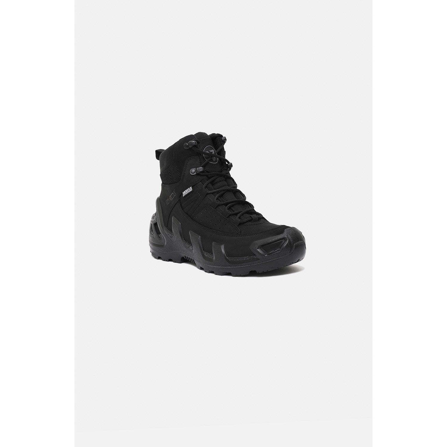 Vaneda 1192 V-Clutch Pro Mid-On Duty Nubuck Men's Boots Black - MALLTURK