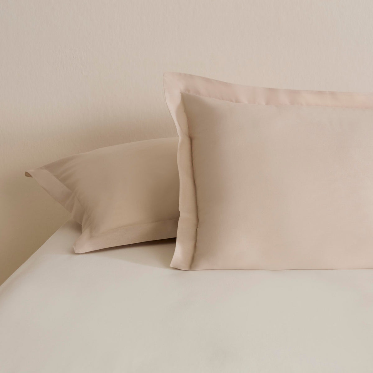 Karaca Home Basic Ruffled 2-Piece Pillowcase Set, Beige, 50x70 cm - MALLTURK