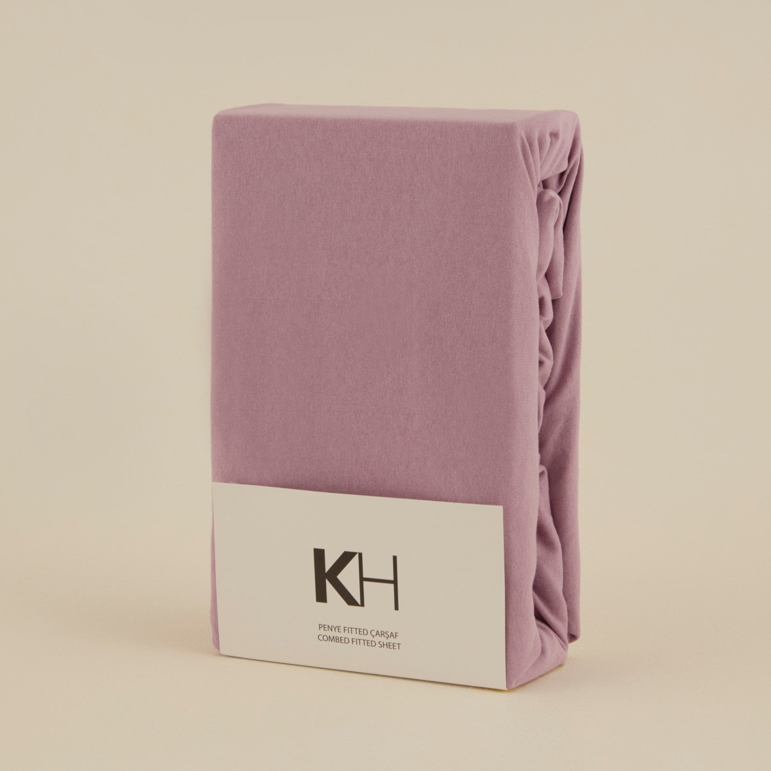 Karaca Home 100% Cotton Jersey Fitted Sheet, Single Size, Pink - MALLTURK