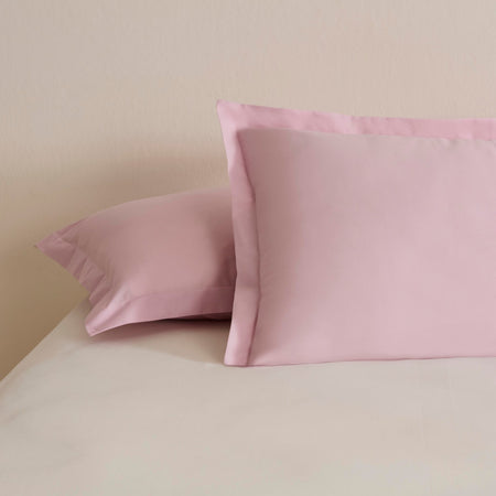 Karaca Home Basic Ruffled 2-Piece Pillowcase Set, Powder Pink, 50x70 cm - MALLTURK