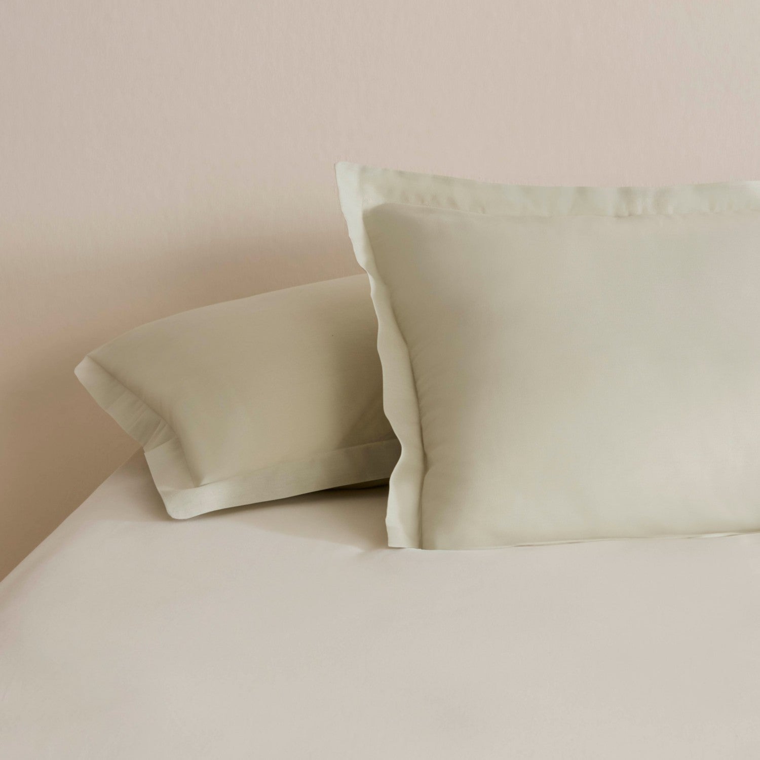 Karaca Home Basic Ruffled 2-Piece Pillowcase Set, Sage, 50x70 cm - MALLTURK