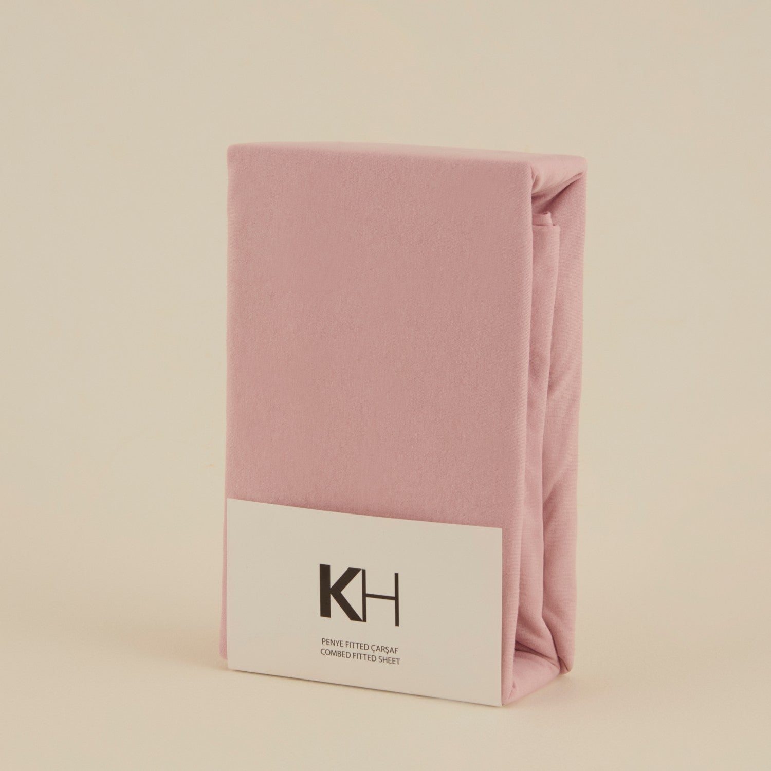 Karaca Home Cotton Fitted Sheet, Single Size, 100 x 200 + 30 cm, Powder Pink - MALLTURK