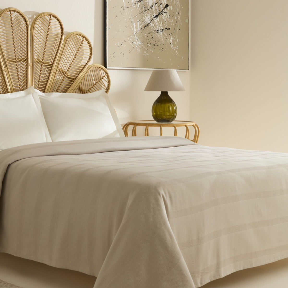 Karaca Home Rosy Single Duvet Cover, Beige - MALLTURK