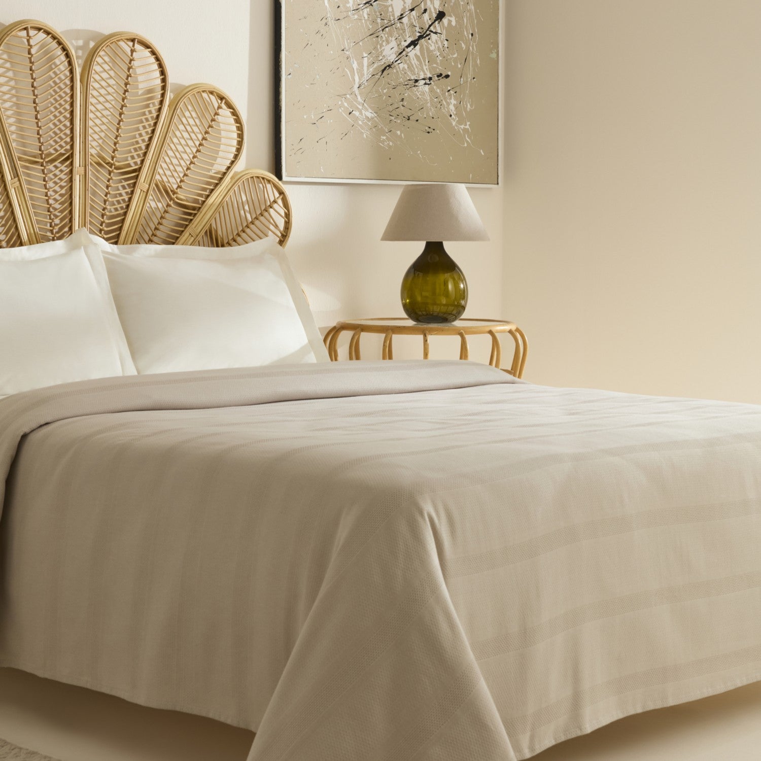 Karaca Home Rosy Single Duvet Cover, Beige - MALLTURK