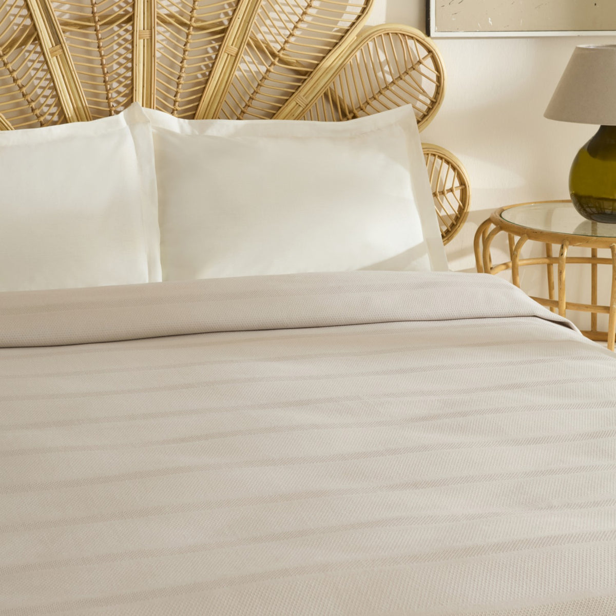 Karaca Home Rosy Single Duvet Cover, Beige - MALLTURK