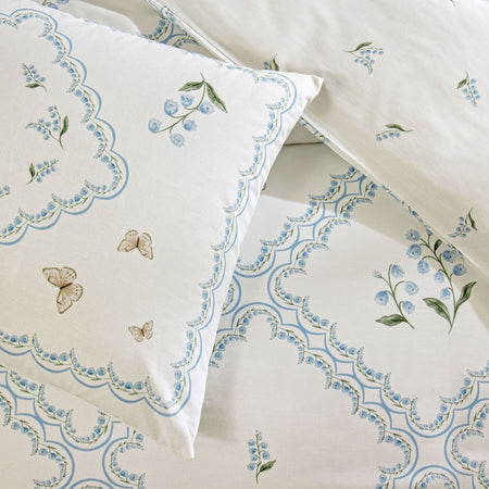 Tac Elyon Ranforce Single Duvet Cover Set Blue - MALLTURK