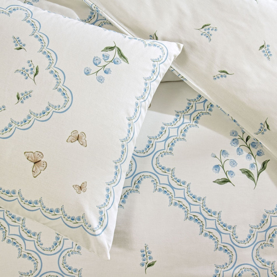 Tac Elyon Ranforce Single Duvet Cover Set Blue - MALLTURK