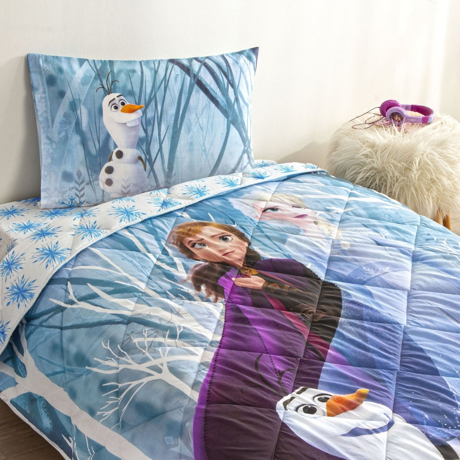 Tac Licensed Disney Frozen Winter Single Cotton Duvet Set - MALLTURK