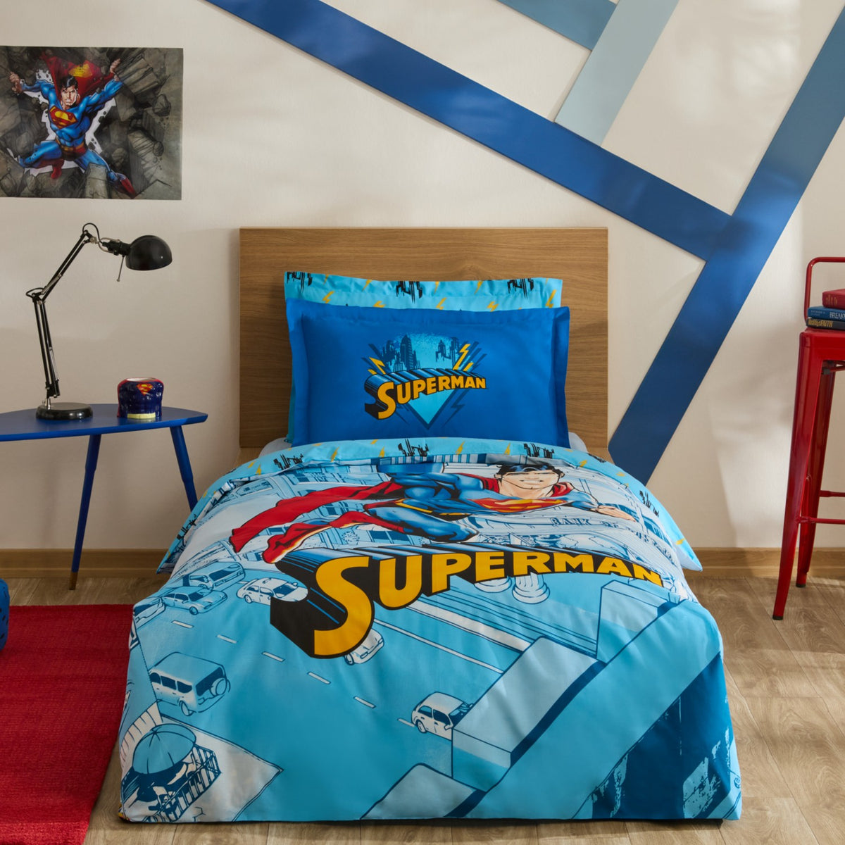 Karaca Home Superman Stronger Single Duvet Cover Set - MALLTURK