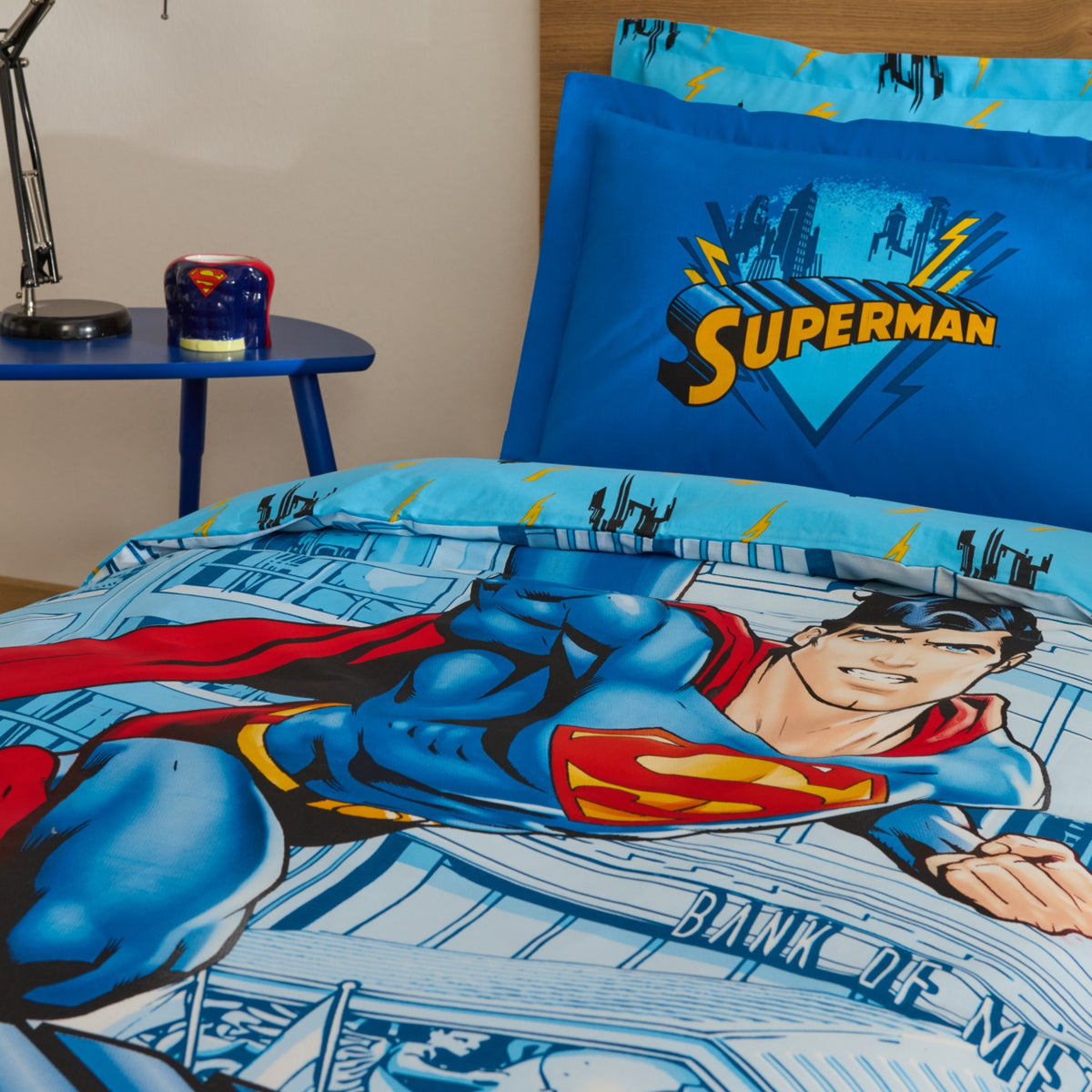 Karaca Home Superman Stronger Single Duvet Cover Set - MALLTURK